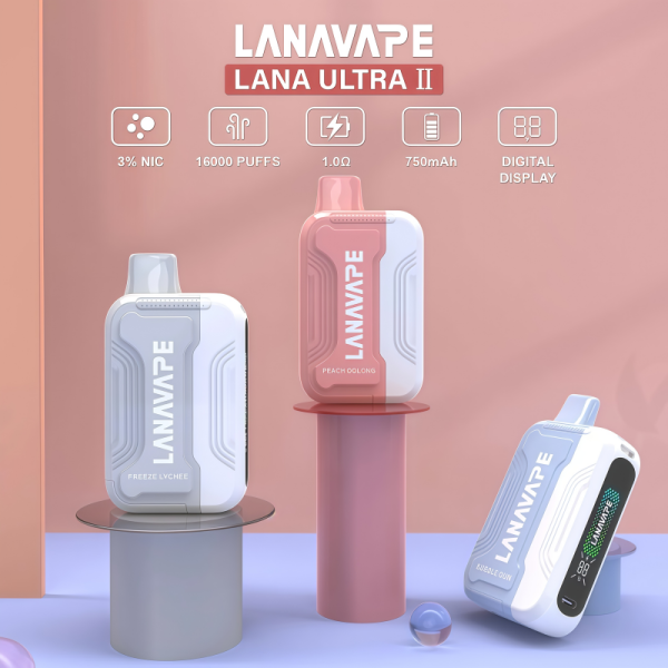 lana 16000口拋棄式電子煙 磁吸換彈款 霧森坊