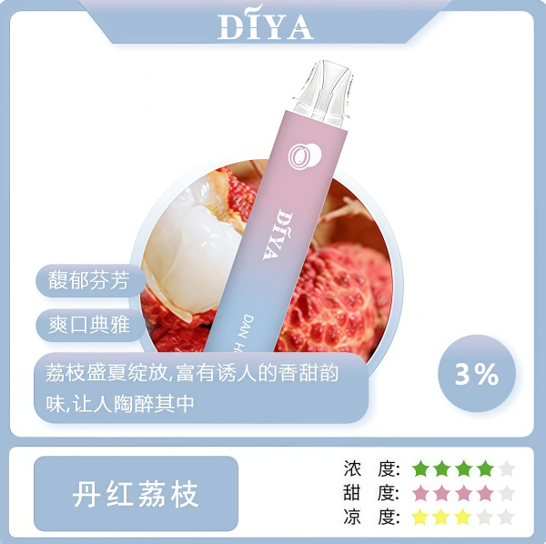 diya 叮啞 7500口一次性電子煙