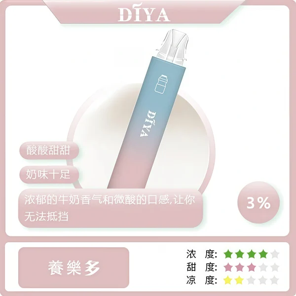 diya 叮啞 7500口一次性電子煙