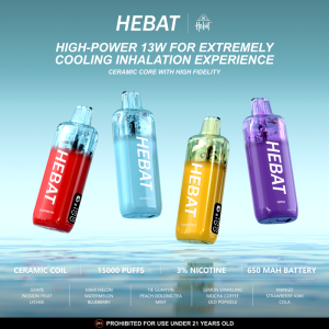 hebat 喜貝 15000口拋棄式電子菸 w