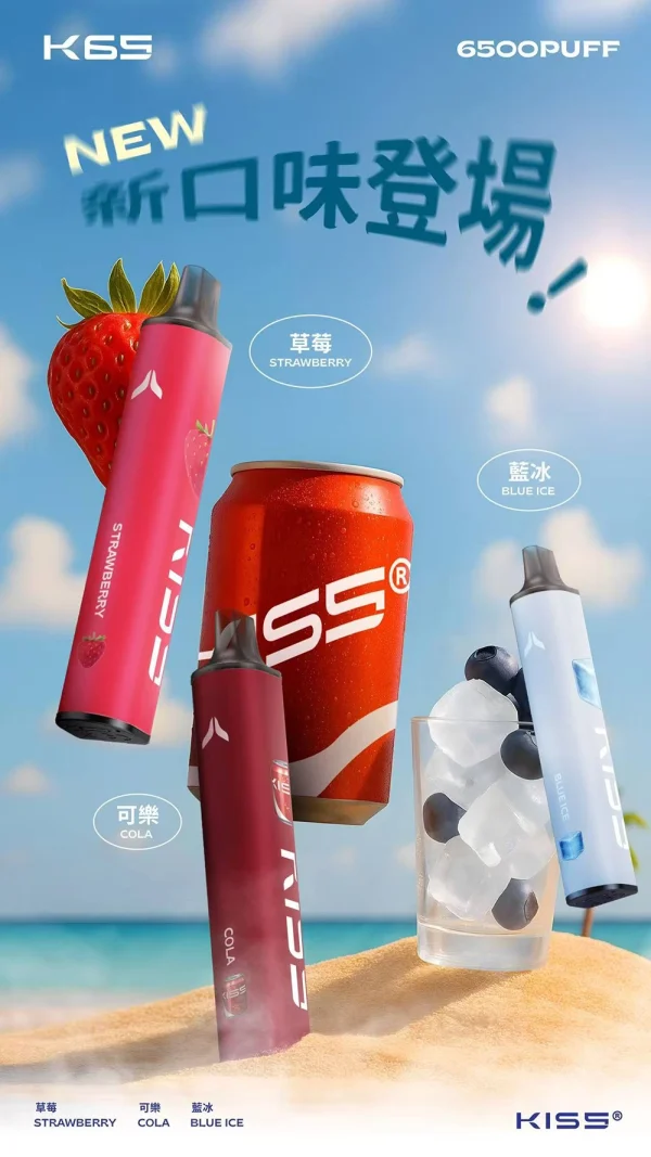 霧森坊 Kiss 6500 Puffs 可樂 600x1067