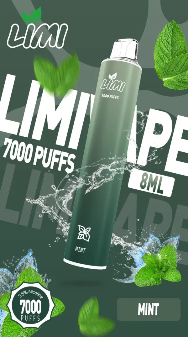 霧森坊 LIMI 7000 PUFFS 一次性拋棄式 三重薄荷 600x1075