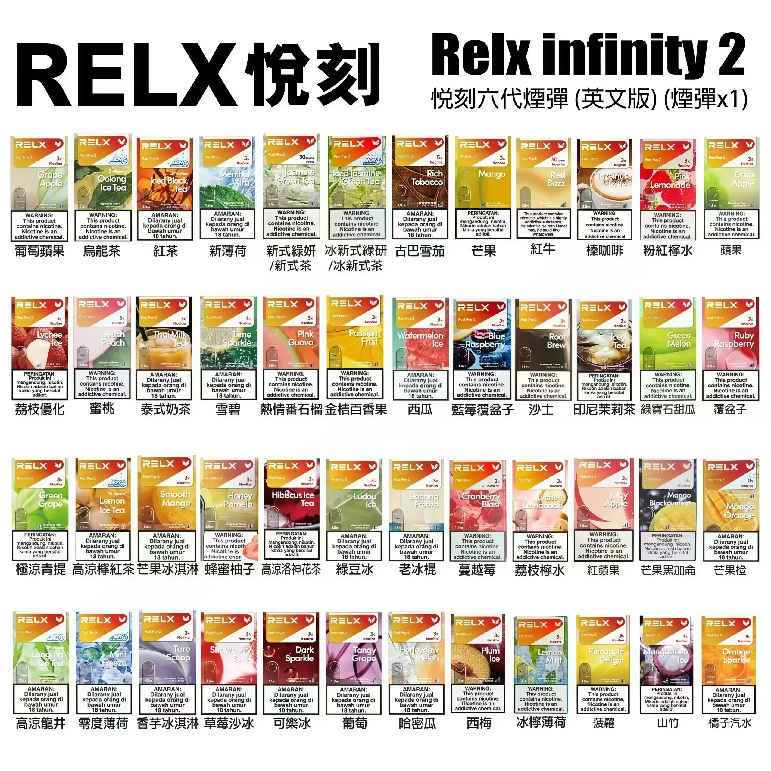 relx infinity 2 悅刻無限六代煙彈 霧森坊
