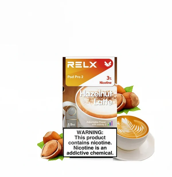 霧森坊 RELX 六代煙彈 榛子拿鐵 600x615