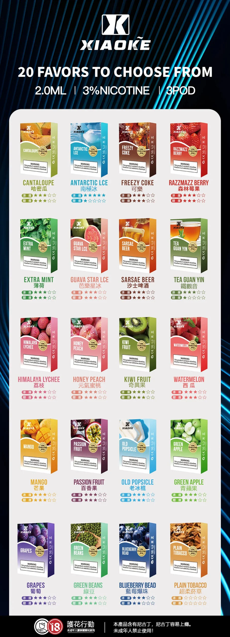 xiaoke 一代通用煙彈