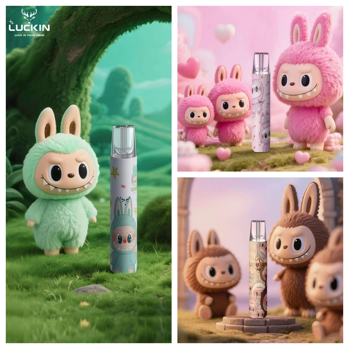 LUCKIN 一代電子菸主機 Labubu 聯名款